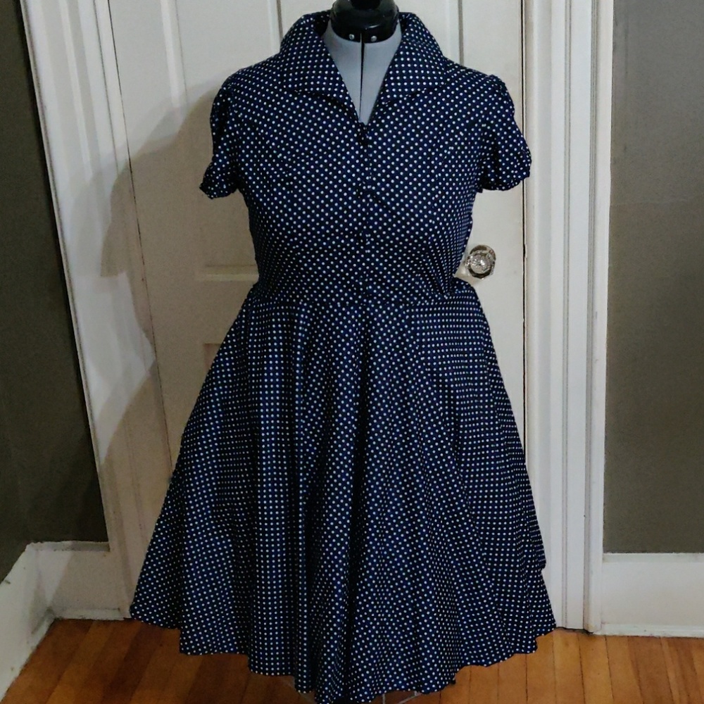 Unique Vintage retro inspired women's dress